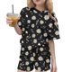thumbnail image 1 of Vestido de Verano con Mangas Niños Impresión de Verano Ocio Cuello Redondo Mangas Cortas Y Pantalones Cortos Conjunto de Dos Piezas Conjunto de Verano Lindo, 1 of 8