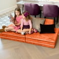 thumbnail image 5 of Jaxx Zipline Playscape - Imaginative Furniture Playset for Creative Kids, Grape, 5 of 10