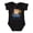 AB-Black, variant on Inktastic Monkey Girl 1st Hanukkah Girls Baby Bodysuit