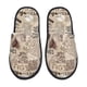 thumbnail image 1 of Balery Abstract Coffee Pattern With Letters Pantuflas de Casa de Felpa Silenciosas con Diseño Estampado, Zapatillas Cómodas Antideslizantes de Algodón para Interior-Medium, 1 of 8