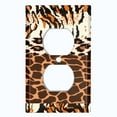 thumbnail image 2 of Metal Light Switch Plate Cover African Safari Animal Print Tribal Art Pattern SFR046, 2 of 13
