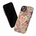 thumbnail image 3 of Christian Floral Phone Case, Daisy & Rose Pattern iPhone Cover, Faith-Based Aesthetic for iPhone 16 15 14 13 12 11 Pro Max Mini, 3 of 6