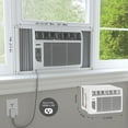 thumbnail image 3 of Durastar 12000 BTU 230V Window Air Conditioner with 11000 BTU Supplemental Heating and Remote Control DRWHC122XNA1, 3 of 7