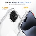 thumbnail image 4 of for iPhone 15 Plus Crystal Clear Case [Anti-Yellowing] Anti-Scratch Transparent Hard Back and Flexible Edge [Military Grade Drop Protection] Shockproof Phone Cover for iPhone 15 Plus, Clear, 4 of 8
