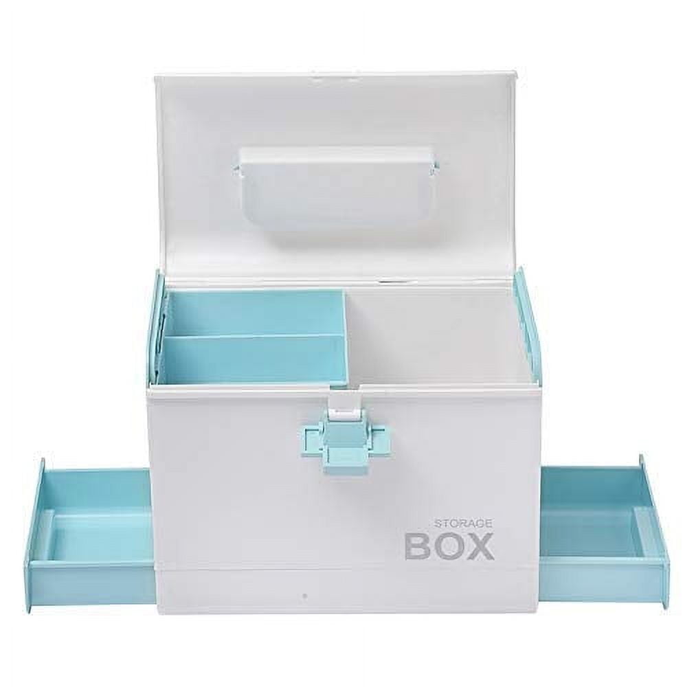 First Aid Box First Aid Kit Medical Box with Removable Tray and Handle Family Emergency Kit Storage Organizer Housewares First Aid Box Nurse Offices