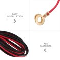 thumbnail image 3 of KAKOWELY automotive plug adapter Automotive Plug Adapter Defrost Heater Wire Cigarette Lighter Socket Plug Female Cigarette Lighter Socket Adapter Car Battery Cable, 3 of 5