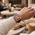 thumbnail image 4 of Compatible for Apple Watch Series 11 10 Band 46mm 42mm 40mm  with Bumper, Bling Glitter Women Silicone Soft Comfortable Strap for iWatch Band 46mm 44mm 42mm 40mm 38mm, 4 of 4