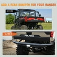 thumbnail image 5 of A & UTV PRO Rear Brushguard Protector for 2018-2023 2024 2025 Polaris Ranger XP 1000/ Crew XP 1000 / Diesel Accessories, Replace OEM #2882529, 5 of 7