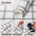 thumbnail image 5 of 12  X 118 In Drawer and Shelf Liner, Non-Slip Kitchen Cabinet Liners Non-Adhesive Thick Strong Grip Waterproof Washable Mats Protect Dresser Shelves Cupboard Bathroom Cabinets, White Stripes, 5 of 9