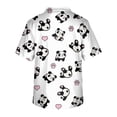 thumbnail image 3 of Men's Short Sleeve V-Neck Print Chest Pocket Top5XL, 3 of 3