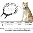 thumbnail image 5 of Dog Prong Collar, Dog Choke Pinch Training Collar, Adjustable Stainless Steel Links with Comfort Rubber Tips, Quick Release Snap Buckle for Medium Large Dogs, 5 of 7