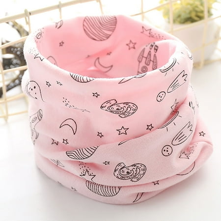 

Egmy Autumn Winter Boys Girls Baby Cute Scarf Cotton O Ring Neck Scarves