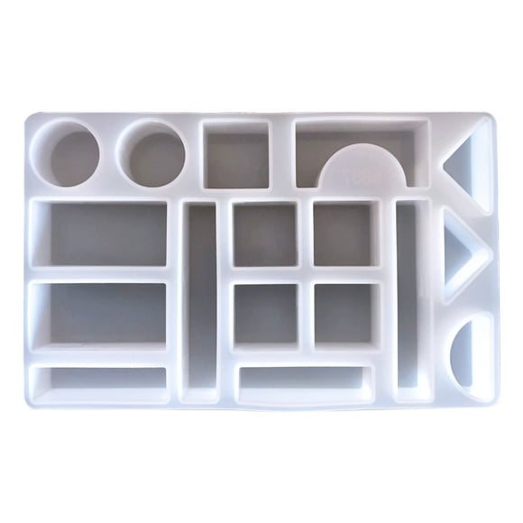 Visland Toy Bricks Mold DIY Non-stick Silicone Art Craft Tool Building Block Toy Mold for Party