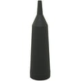 thumbnail image 6 of The Novogratz 30" Grooved Black Metal Vase, 6 of 7