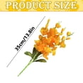 thumbnail image 3 of 1Bunch Artificial Delphinium Flowers Faux Snapdragon Flowers Fake Silk Flowers with Stems for Wedding Bouquet Home Party Garden Outdoor Decor, European Style Artificial Flowers, Yellow, 3 of 4