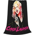 thumbnail image 2 of Cyndis Lauper Blanket Throw Bedding Room Decor Flannel Blankets for Bed Sofa Warm Blankets 40"x30", 2 of 6