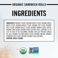 thumbnail image 5 of Dave's Killer Bread Sandwich Rolls Done Right, Organic White Bread Sandwich Rolls, 6 Count, 5 of 7