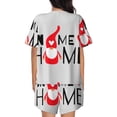 thumbnail image 3 of Lsque Gnome Home With A Cute Gnome Women's Short-Sleeved Pajama Set - 2 Piece Soft and Lightweight Sleepwear Set-Medium, 3 of 9