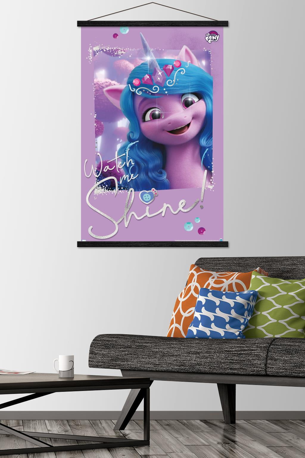 My Little Pony 2 - Watch Me Shine Wall Poster with Wooden Magnetic Frame, 22.375" x 34"