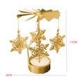 thumbnail image 3 of Candelero giratorio giratorio Banquete de boda Decoración del hogar de Navidad Candelabro de candelita de metal Advancent HA1736-07B, 3 of 5