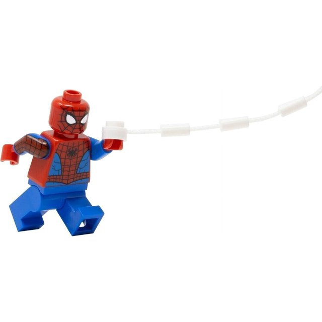 LEGO Superheroes: Spider-Man Minifigurine avec Toile et Bras Imprimés