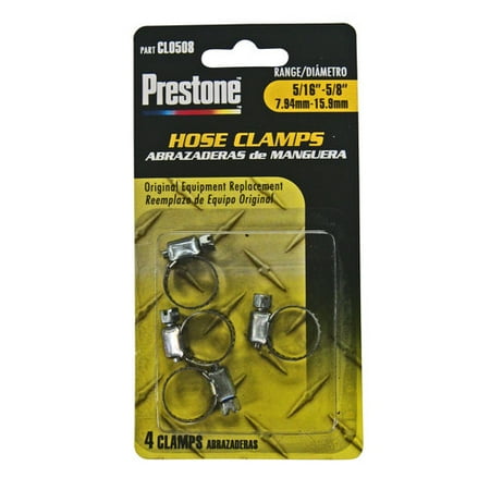 Prestone SAE Size 4 Hose Clamps