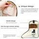 thumbnail image 4 of Zapatos de bolsa de arranque alta reutilizable zapatillas de deporte con cremallera botas cubidas de mano protector protector bolsa para adultos niños organizador accesorios beige grande Advancent HA011885-03, 4 of 7