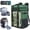 Green, variant on KANCOKIT 40 Cans Backpack Cooler, Large Insulated Leakproof Bag with Double Deck for In/Outdoor, Gray