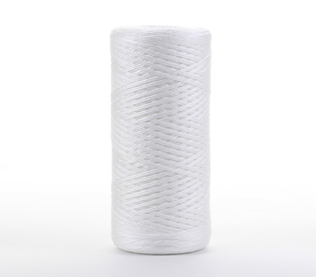 Hydronix SWC-45-1050 Universal Whole House Sediment String Wound Water Filter Cartridge 4.5" x 10" - 50 micron