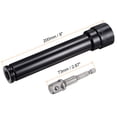 thumbnail image 2 of Uxcell 1/2" Drive 32mm Deep 6-Point Impact Socket 8" Length and 1/4" Hex Shank Adapter, 2 of 5
