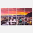 thumbnail image 2 of Bridges in Prague Panorama - Landscape Canvas Art Print, 2 of 3