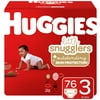 Huggies Little Snugglers Baby Diapers, Size 3, 76 Ct, Giga Jr Pack