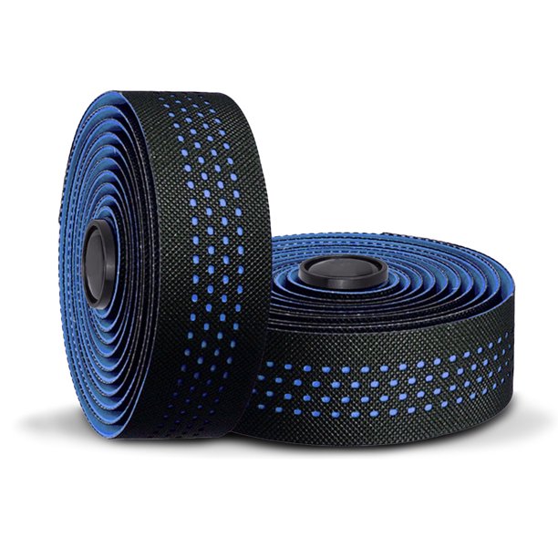 Worallymy 1 par de cintas para envolver el manillar de la bicicleta Acolchado EVA Bicicleta Extra larga Gel Manillar Bar Wraps Ciclismo Manillar Grip, Azul Worallymy JD735795001