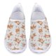 thumbnail image 1 of Doginthehole - Zapatos informales para mujer, zapatillas de deporte con estampado floral de Corgi, zapatos planos ligeros, mocasines para caminar de verano, zapatos personalizados para mujer, 1 of 5