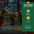 thumbnail image 2 of UBesGoo 2 pcs LED Metal Christmas Trees, Multicolor Lighted Decor for Indoor Outdoor Use, 2 of 8