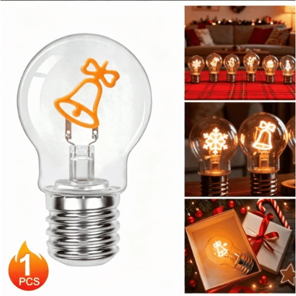 YIMIEMIT 1 Pack Bell Shaped LED Night Light for Bedroom Decor.