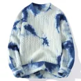 thumbnail image 3 of Suéter de lana de lujo de alta gama para otoño e invierno, ropa para hombre, suéteres navideños estampados a la moda para hombre, jersey suave y cálido con giro, novedad de 2024, 3 of 5