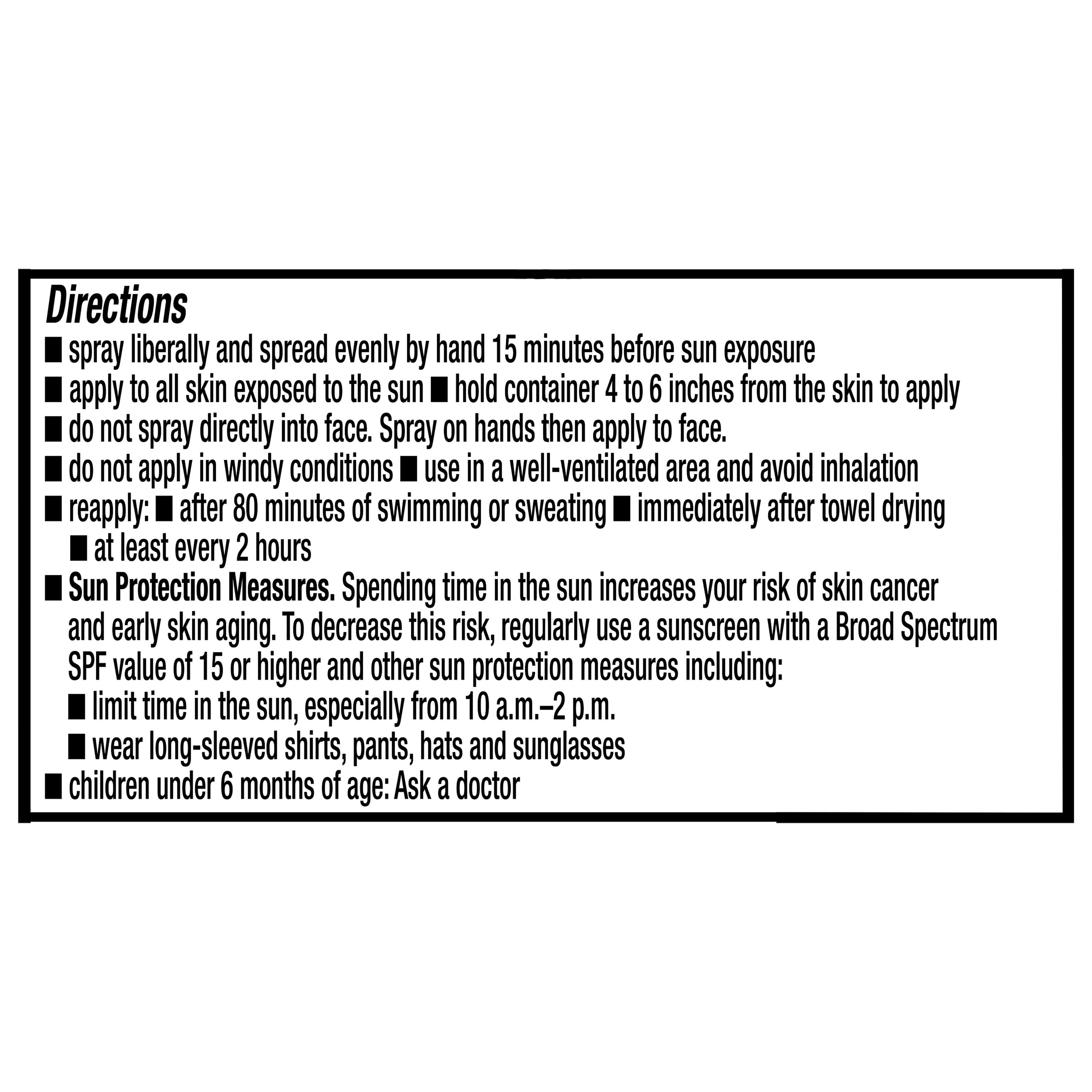 (4 pack) Equate Sport Sunscreen Spray, SPF 30, 5.5 oz