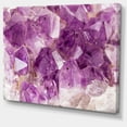 thumbnail image 2 of Purple Amethyst Macro - Abstract Canvas Wall Art Print, 2 of 3