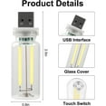 thumbnail image 5 of 2 PCS Car USB Night Light Bulb, Touch Dimmable Car Interior Ambient Lights, Portable Mini USB Retro Glass Bottle Lamp Decorations for Vehicle, Bedroom, Hallway, Camping, 5 of 7