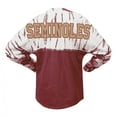 thumbnail image 3 of Women's Garnet Florida State Seminoles Tie-Dye Long Sleeve Jersey T-Shirt, 3 of 3