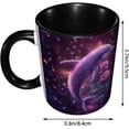 thumbnail image 3 of Dolphin Coffee Mug Ceramic Tea Cup 11oz Novelty Mugs with Handle Presents for Office Work Home, 3 of 6