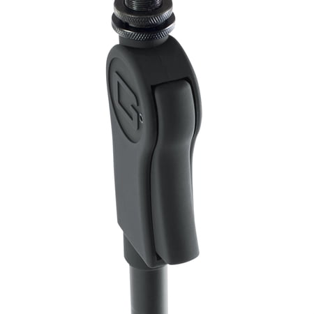 Gator Frameworks Microphone Stand with 12" Weighted Base and Deluxe Soft Grip Squeeze Height Adjustment (GFW-MIC-1201)