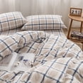 thumbnail image 3 of FACE Bedding Juego de Funda Nórdica 3 Piezas 100% Algodón Lavado Funda Nórdica Lino Como, 3 of 6