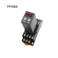 thumbnail image 3 of Matsuzay Botón de relé de retardo de tiempo de pantalla Digital, controlador de temporizador reiniciable, interruptor de Control de sincronización, Electrónica miscelánea PYF08A, 3 of 6