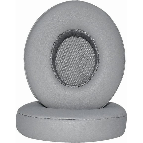 Memory Foam Earpads Ear Cushions Kit Compatible with Beats Solo 2 Wireless & Solo 3 Wireless Headphones (Grey)