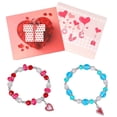 thumbnail image 1 of Pulseras de joyería abalorios caja de regalo artesanal Kit de fabricación de pulseras con dijes de San Valentín Pulseras de joyería con suministros para hacer joyas Cuentas ANGGREK Otros, 1 of 1