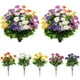 thumbnail image 1 of Ramo artificial de margaritas Flores de plástico para decoración exterior de jardín, 1 of 7