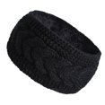 thumbnail image 3 of YWIYIUD 1 PC Winter Headbands for Women Ear Warmers, Thick Warm Headbands Accessories, Cold Weather Headband for Women's Hair Fleece Lined Headwrap Outdoor Sports Cold Weather Hair Accessories, 3 of 7
