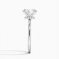 thumbnail image 2 of Silvago Jewelry 14K White Gold Plated Criss Cross Rings - 2.09 Ct Moissanite Ring - Unique Solitaire Engagement Wedding Rings - Beautiful Party Wear Moissanite Ring for Women's, 2 of 5